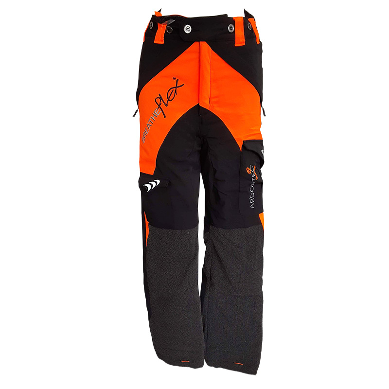 AT4010 Breatheflex Pro チェンソーパンツ デザインA-Class1 ブラック/オレンジ