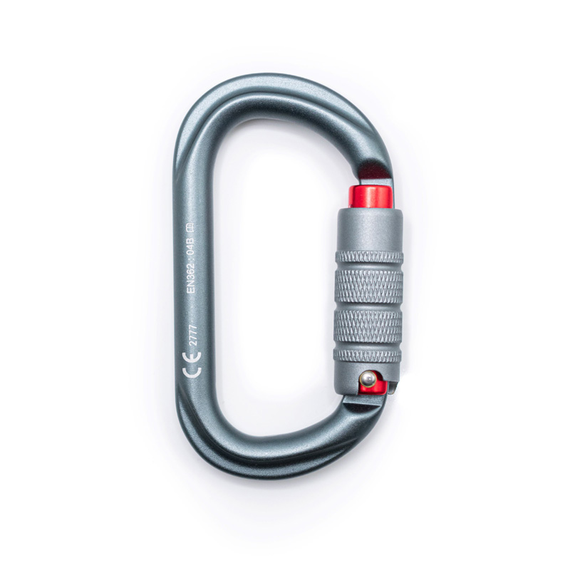 K15TA トリプルアクション アルミオーバルカラビナ Aluminium Oval Karabiner