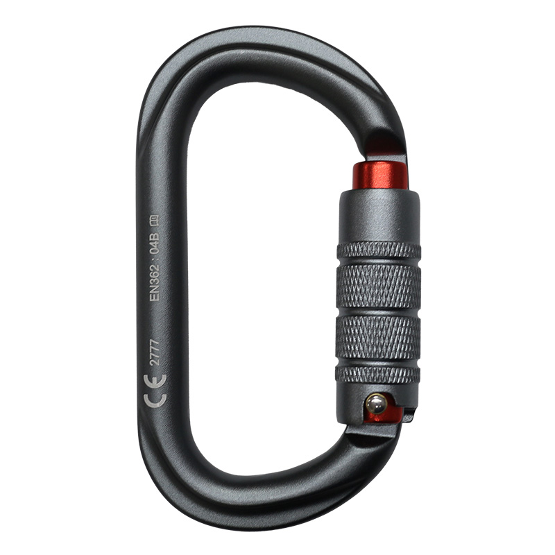 K15TA トリプルアクション アルミオーバルカラビナ Aluminium Oval Karabiner