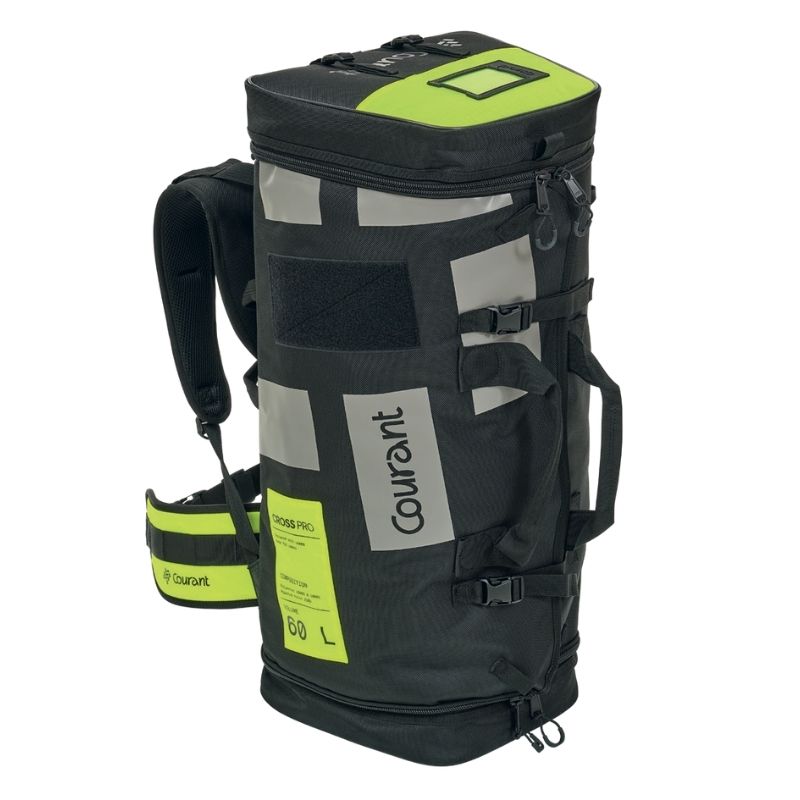 Courant クロスプロバッグ ブラックイエロー 60L CROSS PRO Black Yellow