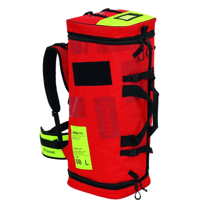 Courant クロスプロバッグ レッドイエロー 60L CROSS PRO Red Yellow