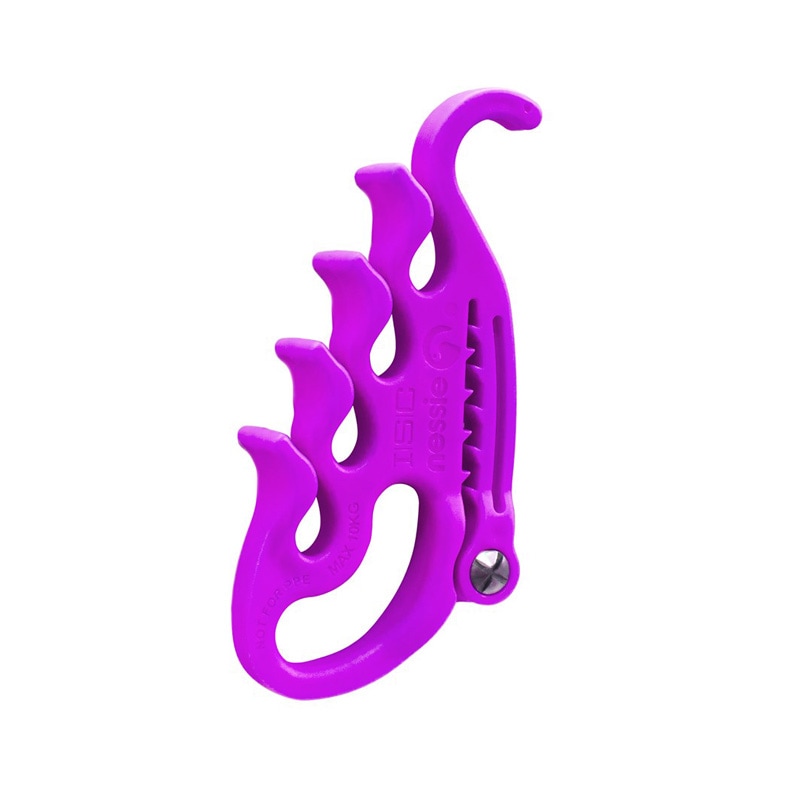 ネッシー ランヤードクリップ パープル / NESSIE Lanyard Management Clip Purple
