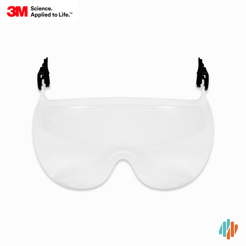 3M X5000用ショートバイザー クリア